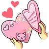 💝 Эмодзи «❤ Бисквит и Ванилька» для Telegram