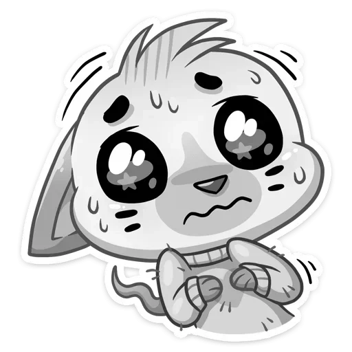 🎀 Стикер «Бисквит в свитере серый» для Telegram