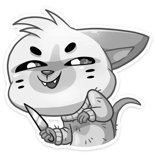 🎀 Стикер «Бисквит в свитере серый» для Telegram