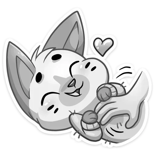 🎀 Стикер «Бисквит в свитере серый» для Telegram
