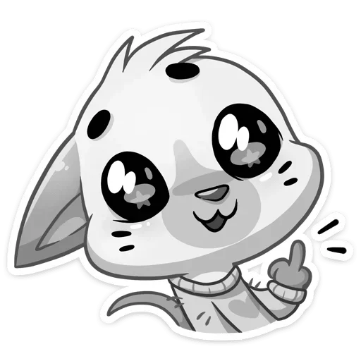 🎀 Стикер «Бисквит в свитере серый» для Telegram