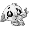 🎀 Эмодзи «Бисквит Серый» для Telegram