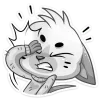 🎀 Эмодзи «Бисквит Серый» для Telegram