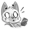 🎀 Эмодзи «Бисквит Серый» для Telegram