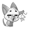 🎀 Эмодзи «Бисквит Серый» для Telegram