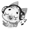 🎀 Эмодзи «Бисквит Серый» для Telegram