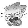 🎀 Эмодзи «Бисквит Серый» для Telegram