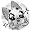 🎀 Эмодзи «Бисквит Серый» для Telegram