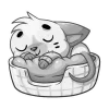 🎀 Эмодзи «Бисквит Серый» для Telegram