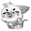 🎀 Эмодзи «Бисквит Серый» для Telegram