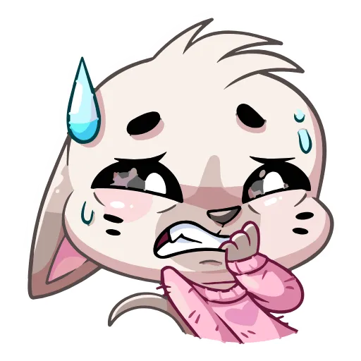 😰 Эмодзи «Бисквит в свитере» для Telegram