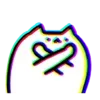 🙅‍♀️ Эмодзи «Cats Here» для Telegram