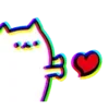 ❤️ Эмодзи «Cats Here» для Telegram