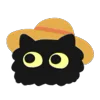 👒 Эмодзи «Black Cats» для Telegram