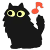 🎶 Эмодзи «Black Cats» для Telegram
