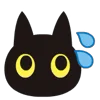 😓 Эмодзи «Black Cats» для Telegram