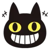 😂 Эмодзи «Black Cats» для Telegram