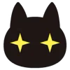🤩 Эмодзи «Black Cats» для Telegram