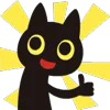👍 Эмодзи «Black Cats» для Telegram