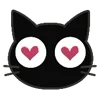 😍 Эмодзи «Black Cats» для Telegram