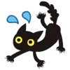 😥 Эмодзи «Black Cats» для Telegram