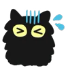 😫 Эмодзи «Black Cats» для Telegram