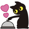 ❤️ Эмодзи «Black Cats» для Telegram