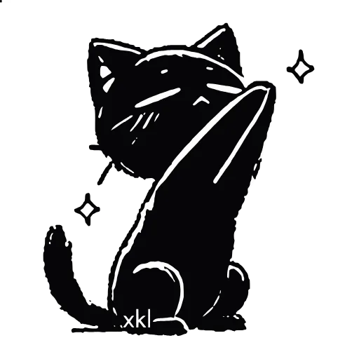 🙏 Эмодзи «𝐵𝘭𝘢𝘤𝘬 𝒞𝘢𝘵 𝐻𝒟» для Telegram