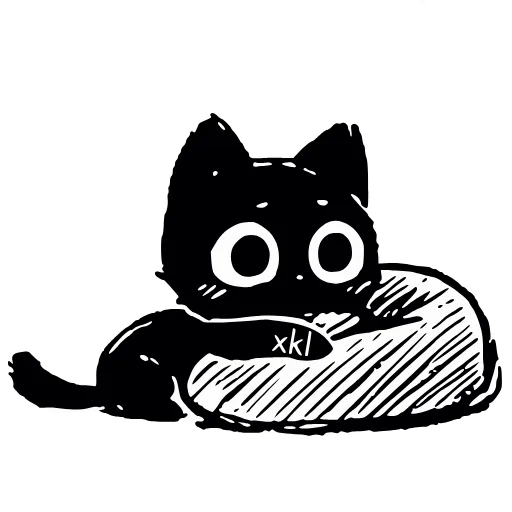 🙁 Эмодзи «𝐵𝘭𝘢𝘤𝘬 𝒞𝘢𝘵 𝐻𝒟» для Telegram
