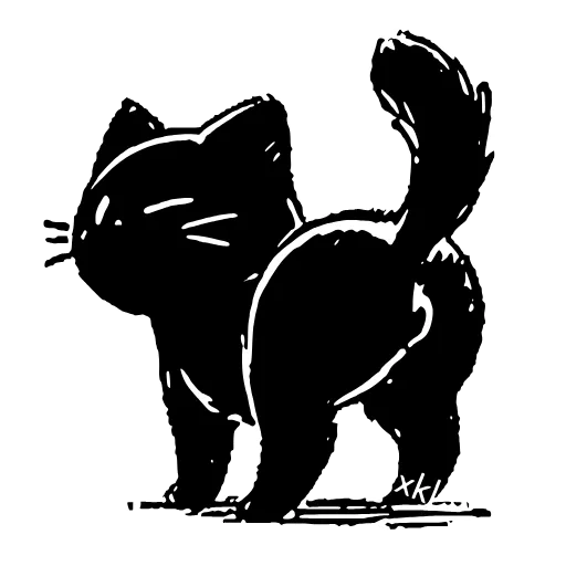 🍑 Эмодзи «𝐵𝘭𝘢𝘤𝘬 𝒞𝘢𝘵 𝐻𝒟» для Telegram