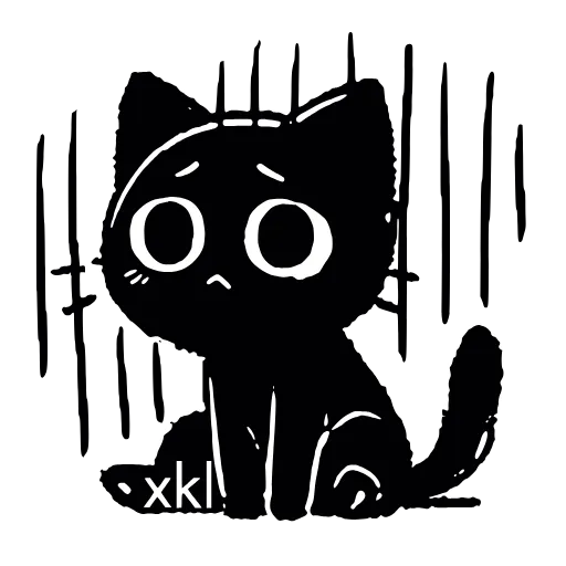 😔 Эмодзи «𝐵𝘭𝘢𝘤𝘬 𝒞𝘢𝘵 𝐻𝒟» для Telegram