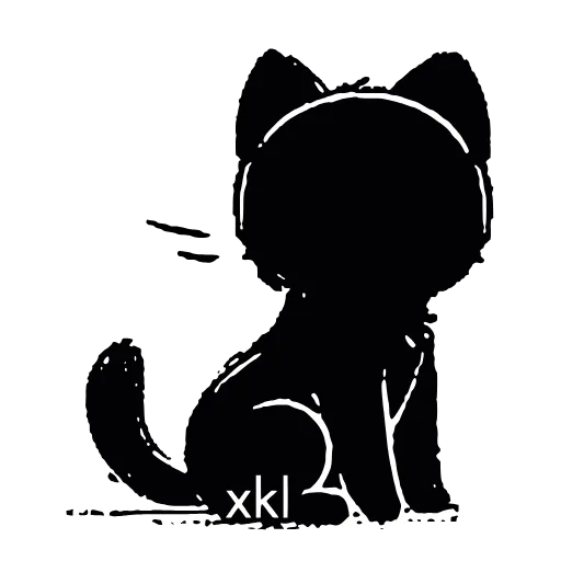 🙂‍↔️ Эмодзи «𝐵𝘭𝘢𝘤𝘬 𝒞𝘢𝘵 𝐻𝒟» для Telegram