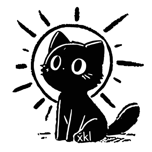 ☀️ Эмодзи «𝐵𝘭𝘢𝘤𝘬 𝒞𝘢𝘵 𝐻𝒟» для Telegram