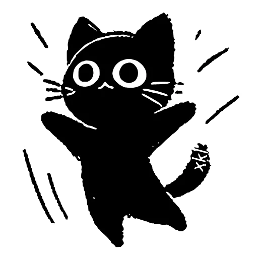 🤗 Эмодзи «𝐵𝘭𝘢𝘤𝘬 𝒞𝘢𝘵 𝐻𝒟» для Telegram