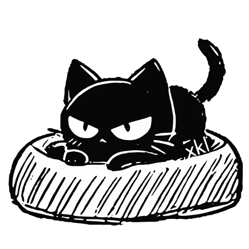 😾 Эмодзи «𝐵𝘭𝘢𝘤𝘬 𝒞𝘢𝘵 𝐻𝒟» для Telegram