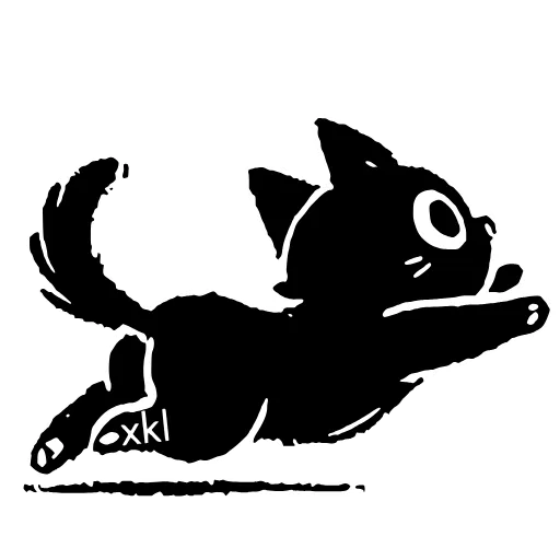 🏃‍♂️ Эмодзи «𝐵𝘭𝘢𝘤𝘬 𝒞𝘢𝘵 𝐻𝒟» для Telegram