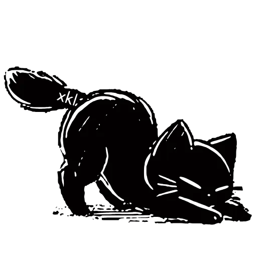 🥱 Эмодзи «𝐵𝘭𝘢𝘤𝘬 𝒞𝘢𝘵 𝐻𝒟» для Telegram