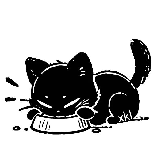 😋 Эмодзи «𝐵𝘭𝘢𝘤𝘬 𝒞𝘢𝘵 𝐻𝒟» для Telegram