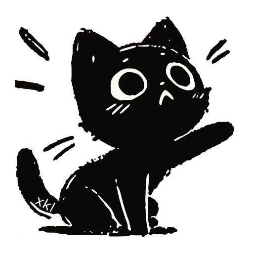 Эмодзи 𝐵𝘭𝘢𝘤𝘬 𝒞𝘢𝘵 𝐻𝒟 для Telegram — скачать