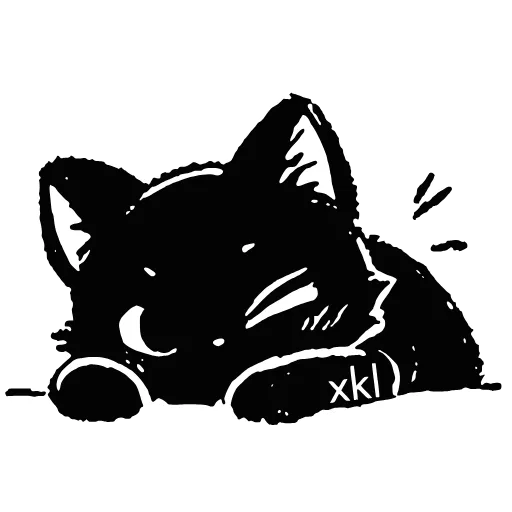 😉 Эмодзи «𝐵𝘭𝘢𝘤𝘬 𝒞𝘢𝘵 𝐻𝒟» для Telegram