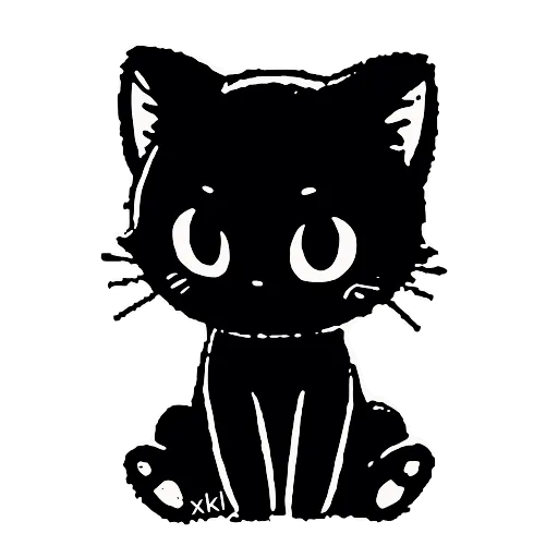 🥺 Эмодзи «𝐵𝘭𝘢𝘤𝘬 𝒞𝘢𝘵 𝐻𝒟» для Telegram