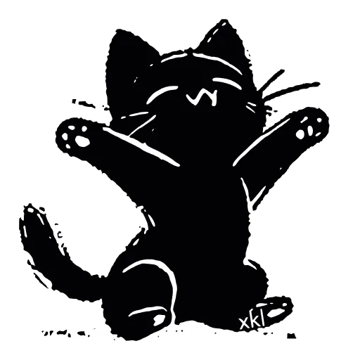 🤗 Эмодзи «𝐵𝘭𝘢𝘤𝘬 𝒞𝘢𝘵 𝐻𝒟» для Telegram