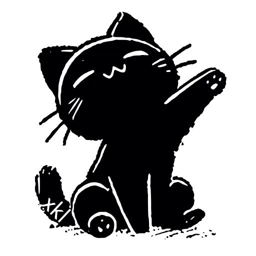 👋 Эмодзи «𝐵𝘭𝘢𝘤𝘬 𝒞𝘢𝘵 𝐻𝒟» для Telegram