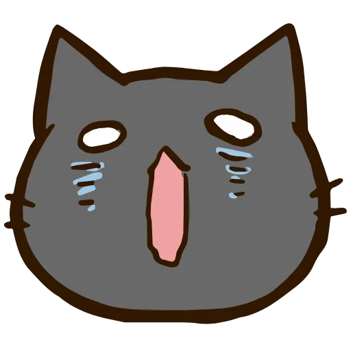 😫 Эмодзи «Black Cat» для Telegram