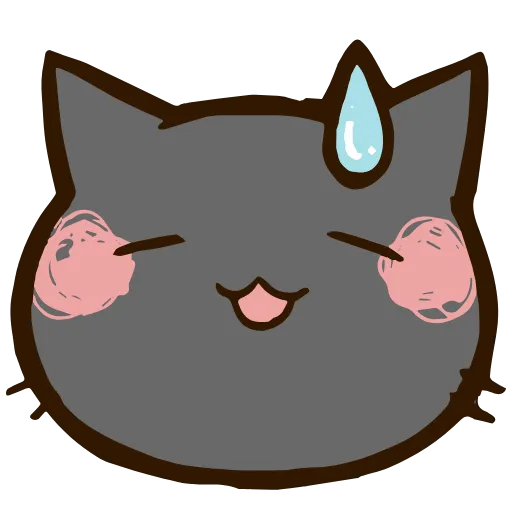 😅 Эмодзи «Black Cat» для Telegram