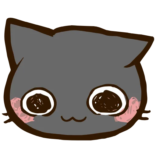 😳 Эмодзи «Black Cat» для Telegram