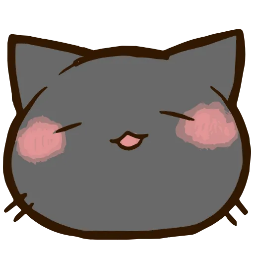 ☺️ Эмодзи «Black Cat» для Telegram