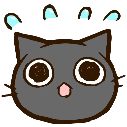 🤩 Эмодзи «Black Cat» для Telegram