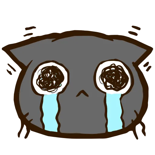 🥺 Стикер «Black Cat» для Telegram