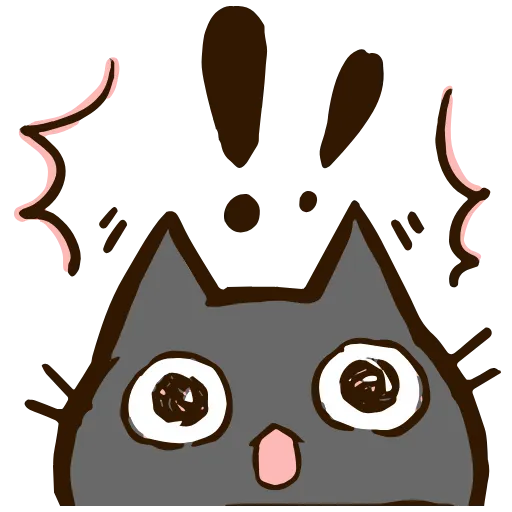 😱 Стикер «Black Cat» для Telegram